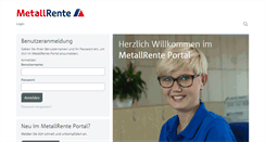 Desktop Screenshot of metallrente.info